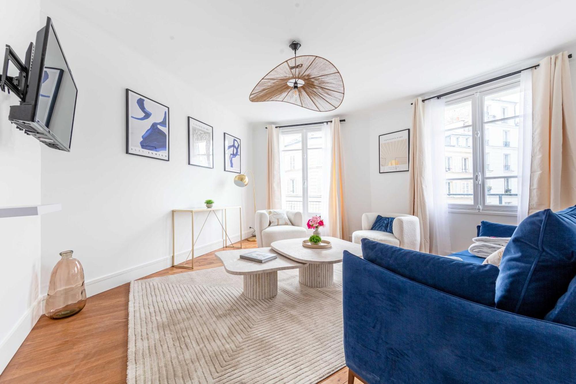 Bright & Charming - 1br-4p - Montmartre Appartamento